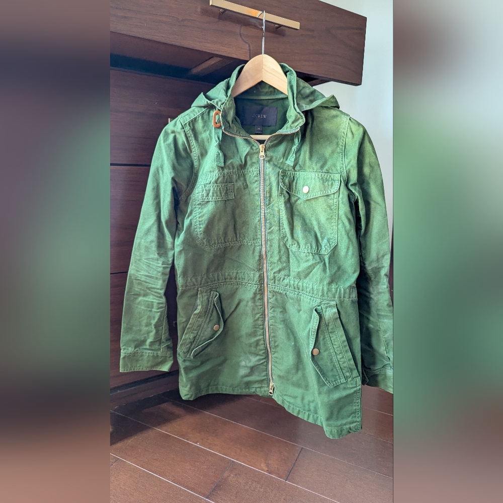 J.Crew Green Utility Jacket